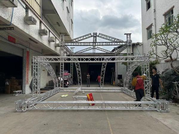 Easy Assembly Aluminum Portable Stage Lighting Truss 1m 2m 3m 4m Height