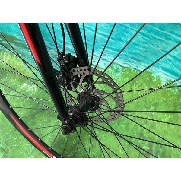 Hydraulic Disc Brake Road Bicycle 700c Road Bike for Adults Man Aluminum Alloy Rim Material and Cavel Crooked Handlebar