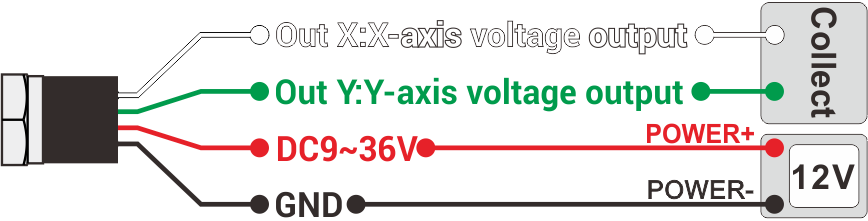 DTS6-V1 Dynamic Tilt Sensor with Voltage Output