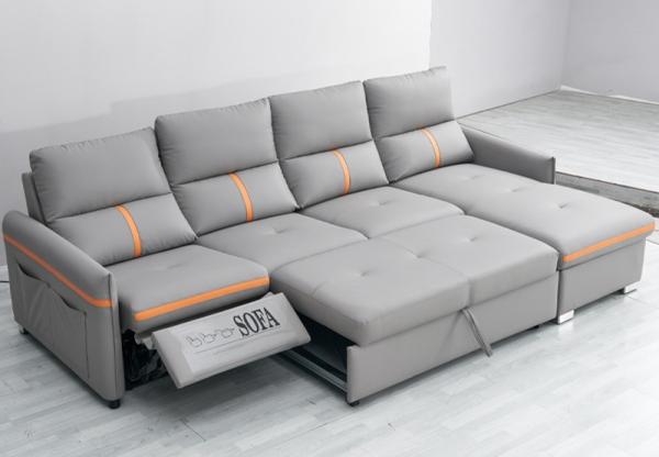 BN Modern Electric Sofa Bed Multifunctional Flip Back Sofa With Storage Cabinet Queen Sofa Bed Functional Sofa Recliner