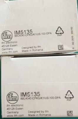 IP67 PNP IFM Sensor IFM Inductive Sensor IM5135 IMC4040-CPKG K1 US-100-DPA