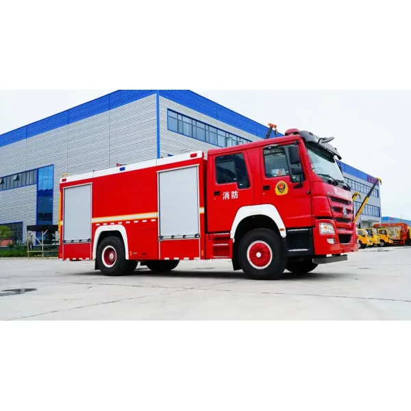 Sinotruk 10t 4X2 Foam Fire Truck Dry Powder Fire Truck Fire Truck Manufacturer Global Sales
