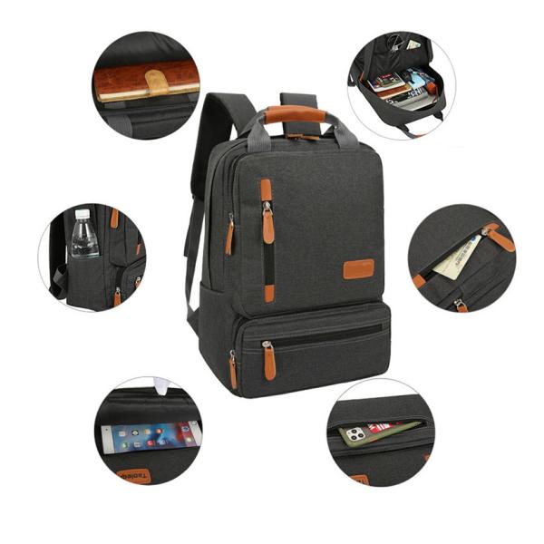 3 In 1 Travel Laptop Backpack BSCI ISO Anti Theft Backpack School