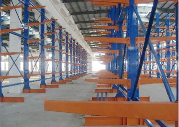 Heavy Duty Galvanized Cantilever Pallet Racking For Warehouse Storage