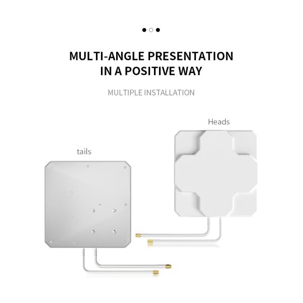 Высокий прирост 18dbi Внешняя водонепроницаемая 4G LTE GSM WiFi MIMO панельная антенна