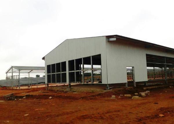 As construções de armação de aço estruturais galvanizadas do mergulho quente/galvanizaram a construção de armação de aço