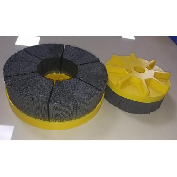 Deburring Tufted Nylon Abrasive Disc Brush 150MM Outer Diameter X 25.4MM Inner Hole