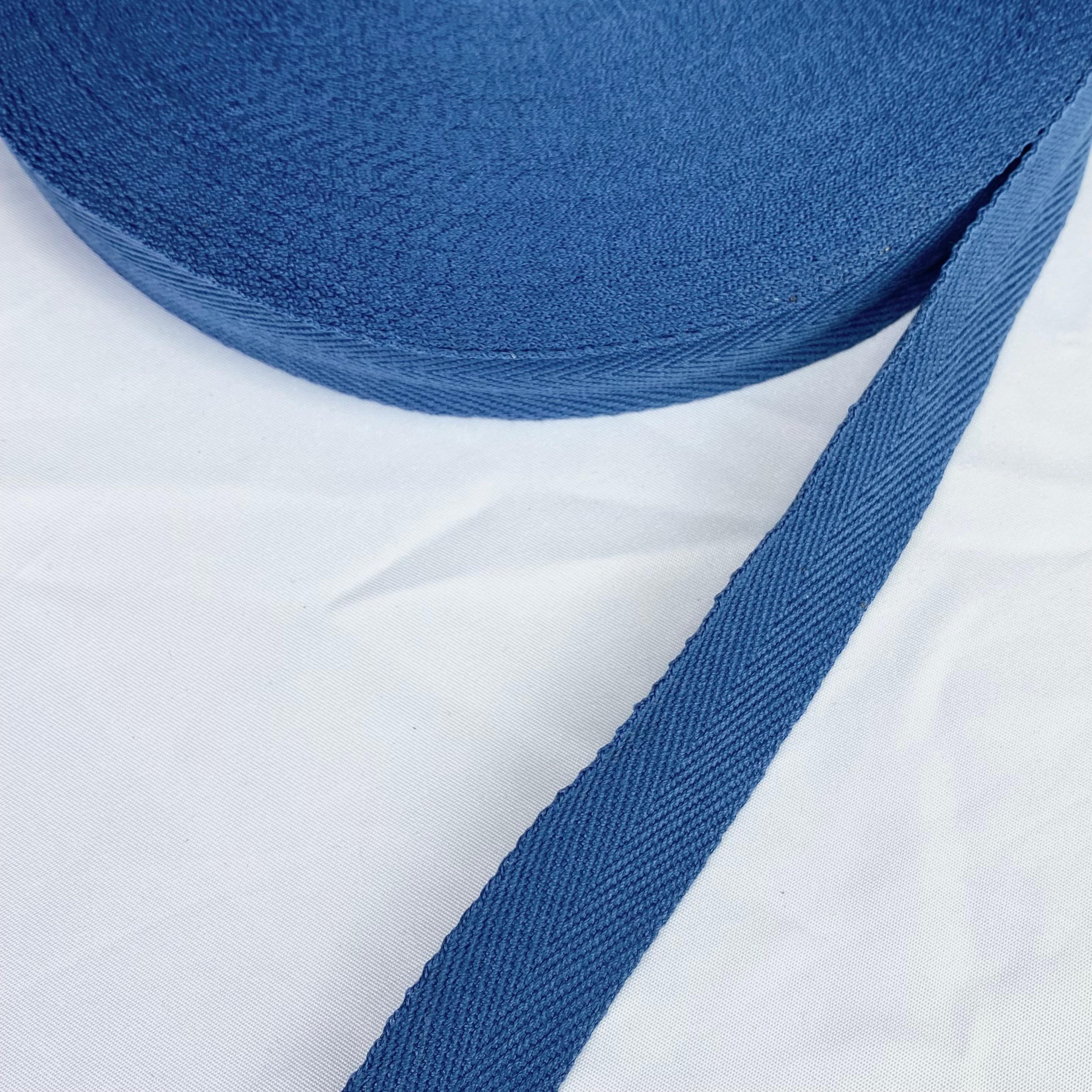 Herringbone polyester-cotton webbing Various colors Backpack strap Belt Handbag strap