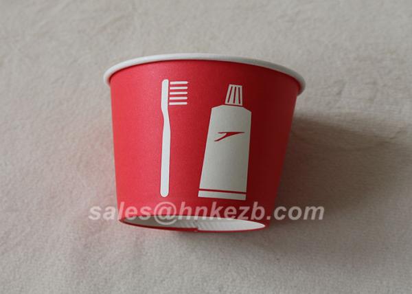 200ml Disposable Paper Snack Cups With Logo Print / Ripple Wall paper Cup