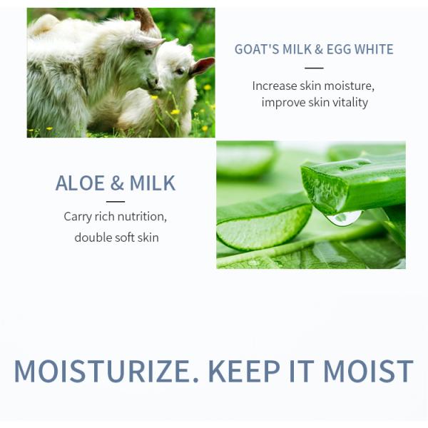 разбалластование маски листа маски ухода за лицом молока козы 30ml разводя водой кормя