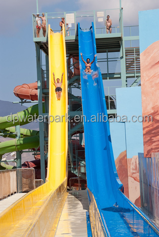 Mini Aqua Play Water Theme Park Equipment Amusement Slides Commercial For Adult Pool