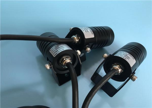 A lâmpada do Pin dos projetores do jardim do diodo emissor de luz do RGB 3in1 DC24V com 4MM moderou o vidro