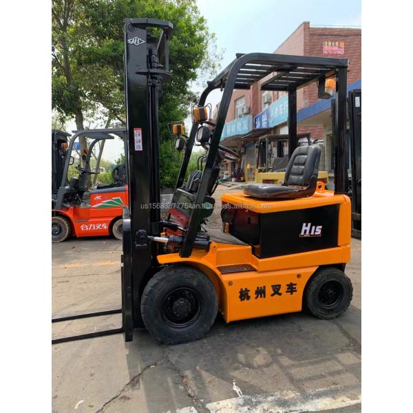 Year 2012 Hangzhou Forklift H15 J15 Second Hand Diesel Forklifts with 2m Fork Length