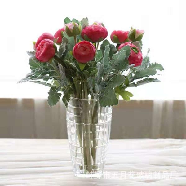 High Quality Wedding Decorative Clear Glass Vase