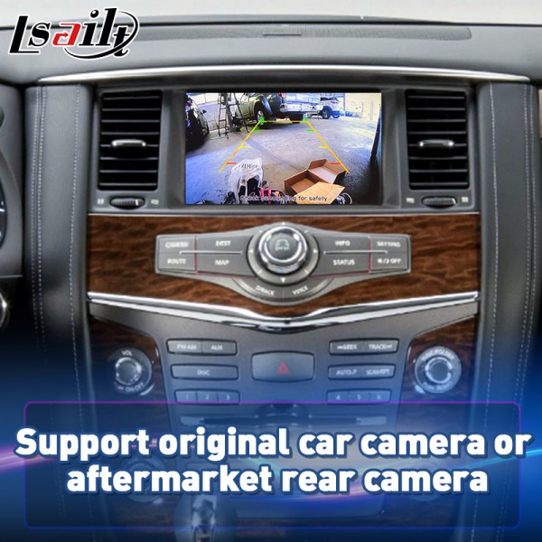 Lsailt Wireless Android Auto Carplay Screen for Nissan Patrol Y62 2011-2017