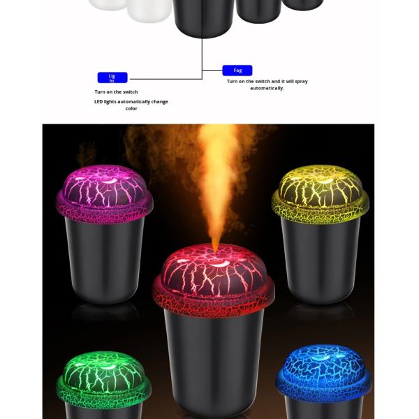 Household Ultrasonic Portable Air Humidifier 40ml/H Smart Atomizer Car Freshener  OEM