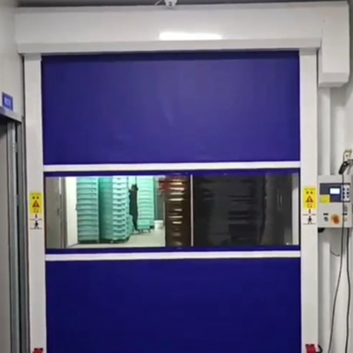 Resistant To Moisture Industrial High Speed Door For Climate-Controlled Rooms