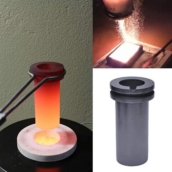 графитовый тигель особой чистоты столешницы 1кг/2кг/3кг для плавления металла ювелирных изделий