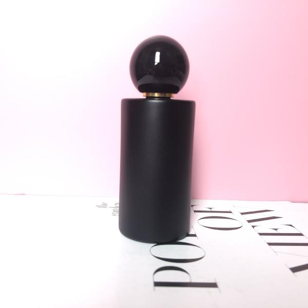 500pcs 50ml Perfume Spray Bottle Plastic Ball Cap Cosmetic Glass