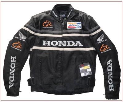 Motorcycle Jacket, Racing Team Jacket, Bikers Jacket, HJ001H Black