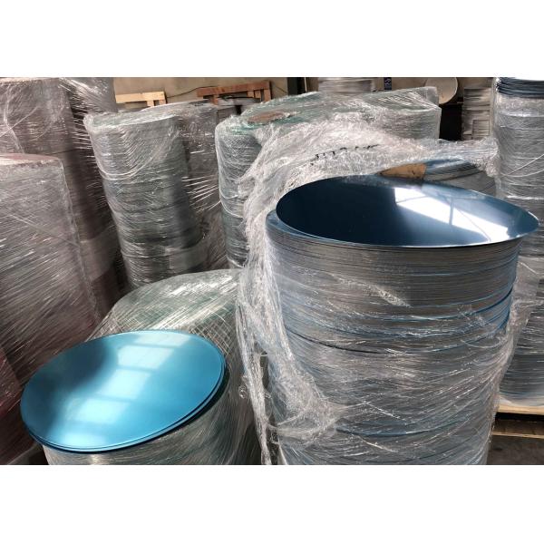 Сплав 1100 Температура HO Глубокое рисование 0,70 X 390 мм Диаметр высокий глянцевый окрашенный алюминиевые диски / круги для кухонного посуда