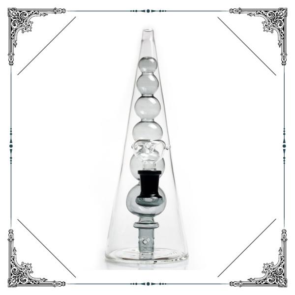 Sugar Coated Glass Bong Smoking Pipes , Haws Style Bottom Beaker Bongs