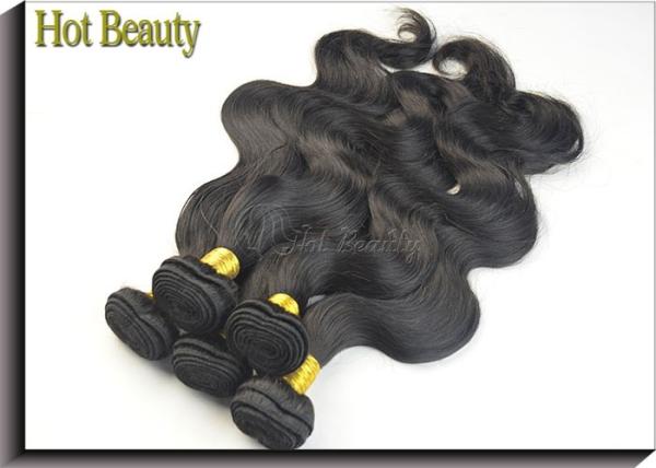 Black Virgin Brazilian Remy Human Hair Body Wave 10 inch - 30 inch