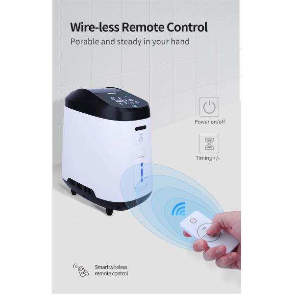 Silent And Wireless Controlled Large Screen LCD Display Portable 9L Hospital Grade High-Efficiency Oxygen Concentrator