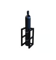 Supports simples de stockage de l'oxygène et d'acétylène de support de cylindre de gaz de fabrication