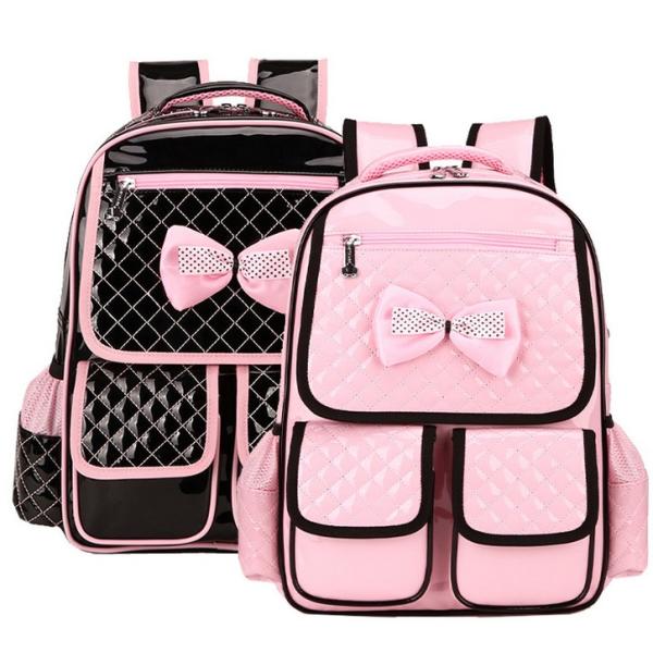 Korean schoolbag shoulder bag cute princess girls PU backpack schoolbag children