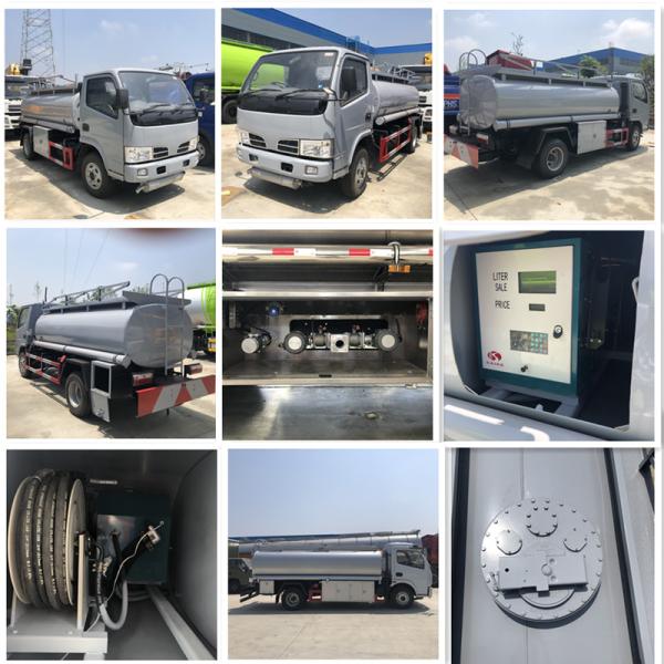 FAW J6F 5000 Liters Fuel Transportation Truck Corrosion Resistant Tank With Dispenser