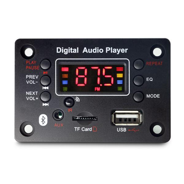 Bluetooth MP3 Decoder Board with USB FM Radio Voice Recorder Function Supports WAV Usage and Screen