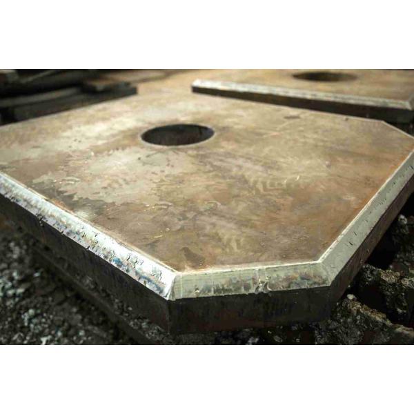 Galvanized Custom Cut Sheet Metal ASTM A36 Steel Plate Cutting Parts