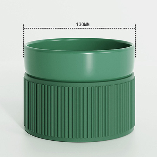 Опрокинутая повышенная станция любимца блюда шара кошачьей еды питаясь с ABS стойки