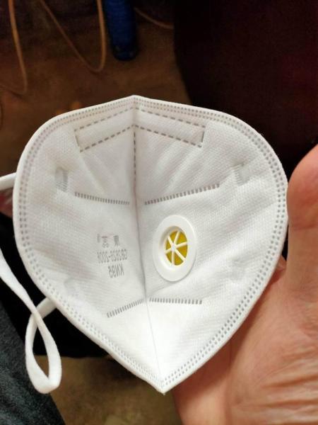 Particulate  Valved Dust Mask Nonwoven KN95 9100V  Industrial Labor With Valve