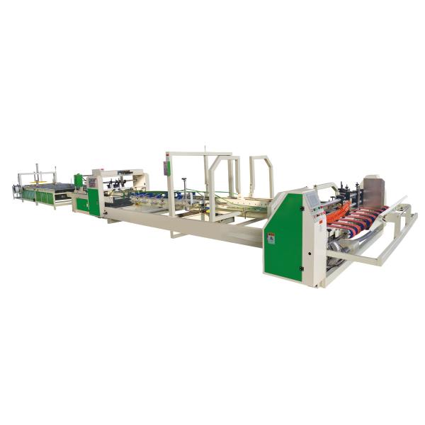 Automatic Carton Folder Gluer machine , Flap Pasting Machine