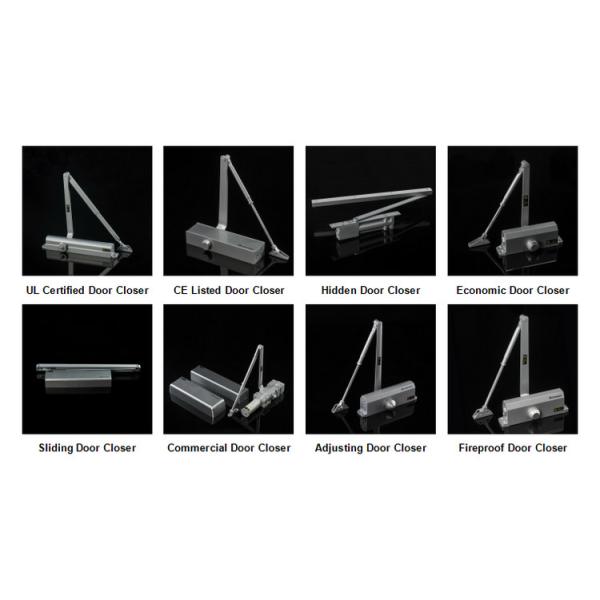 Automatic Heavy Duty Commercial Door Closer UL Listed Fire Rated For Wood Metal Door