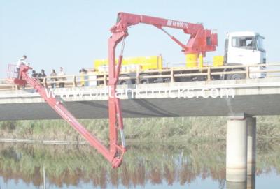 Aluguer de equipamentos montado caminhão Dongfeng DFL1250A9 da inspeção da ponte