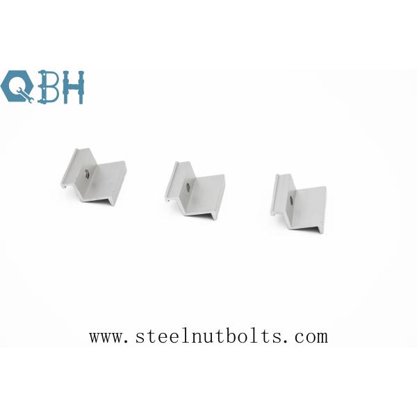 Bride en aluminium résistante d'extrémité de panneau solaire de l'oxydation 6005-T5 SUS304