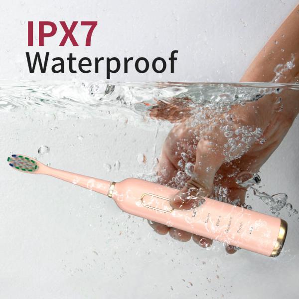 Rechargeable UV Sanitizer Electric Toothbrush Waterproof With 12 Modes
