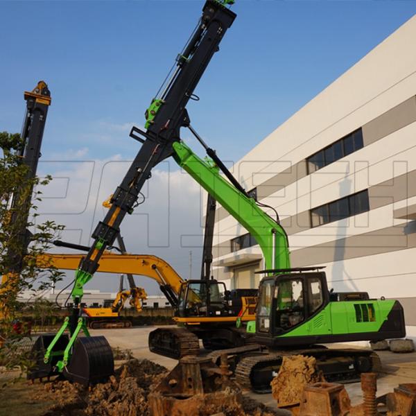 Teledipper Excavator Arms With Hydraulic Clamshell Bucket KM220 for Excavation