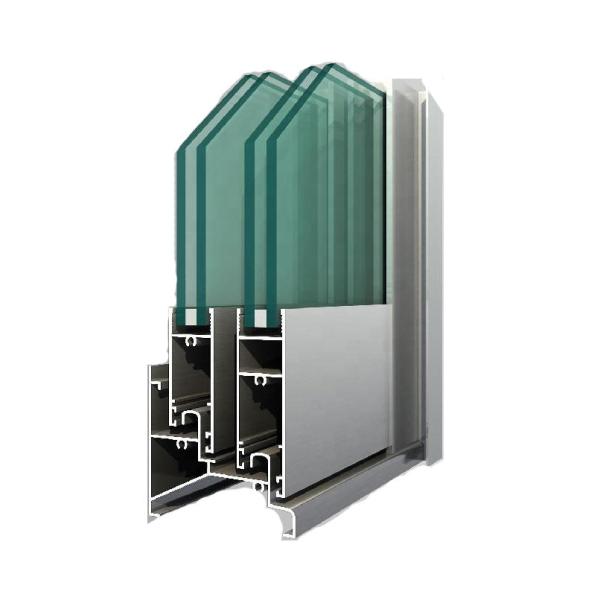 OEM Aluminum Window Profiles Mullion Equal / Unequal Bead Aluminium Extrusion Profiles