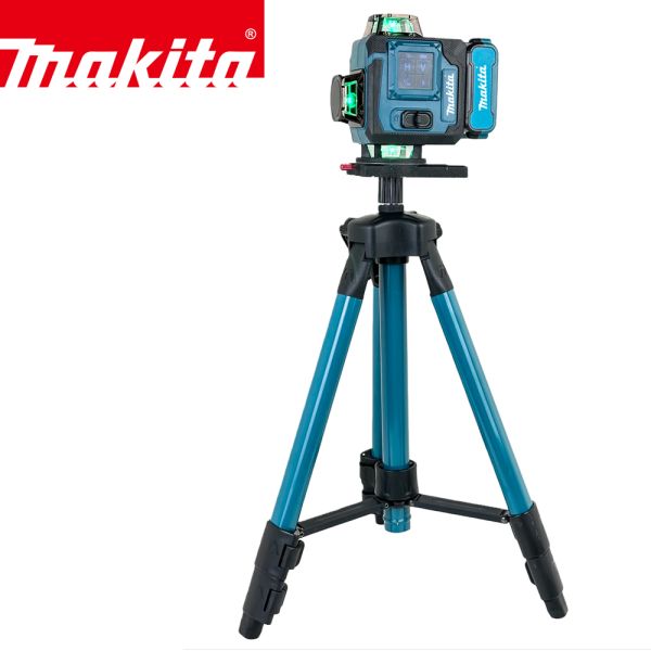 Makita 16 Lines Wall & Floor Leveling Tools Indoor Outdoor Use Green Light Level with Tripod Stand Remotely Controllable Laser Level