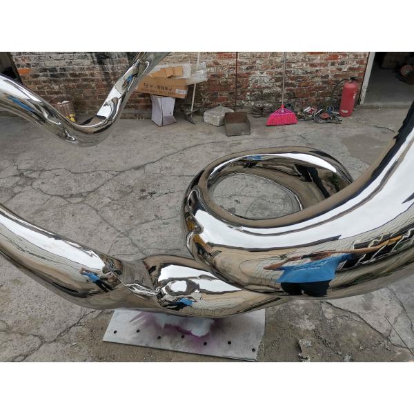 Large Silver Yard Animal Statues , 1200 Mm Western Art Sculptures