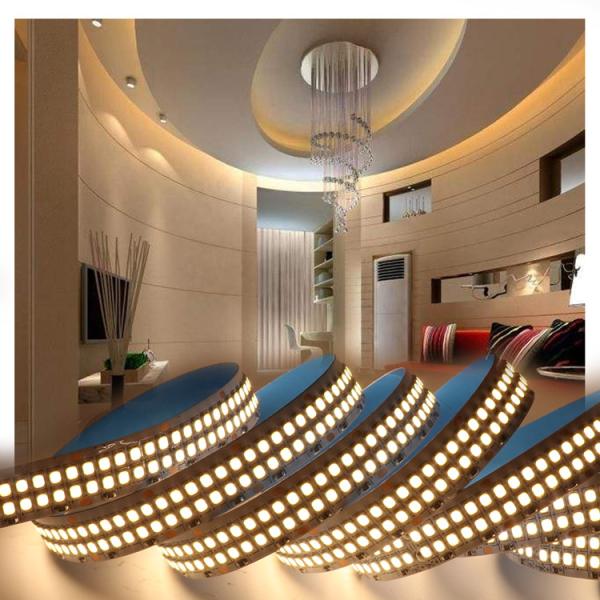 12V 24V SMD2835 самоклеящиеся светодиодные ленты светодиодные прохладные белые ленточные огни