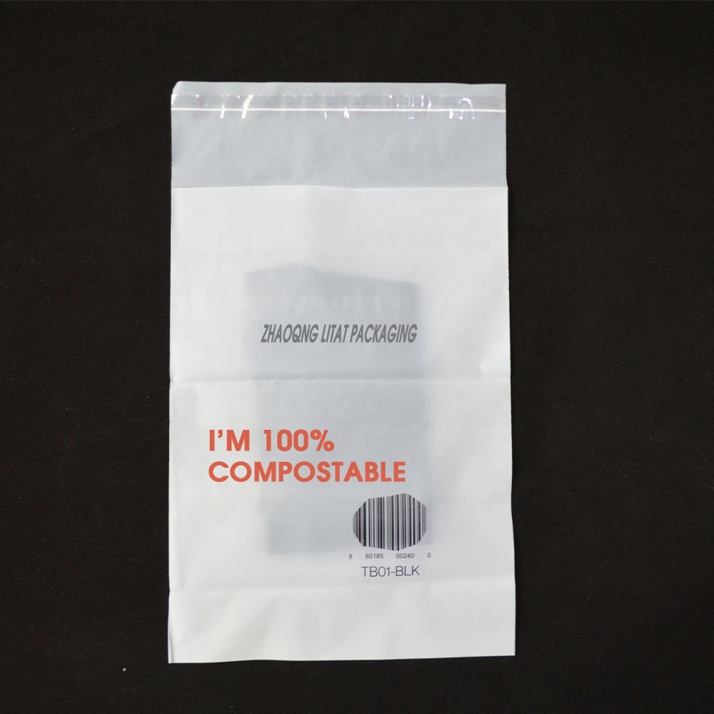 Застегнутые на молнию сумки майцены Compostable, PLA Biodegradable сумка 100% одежды