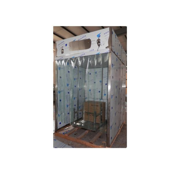 Cabine de peso farmacêutica de aço inoxidável com calibre de pressão