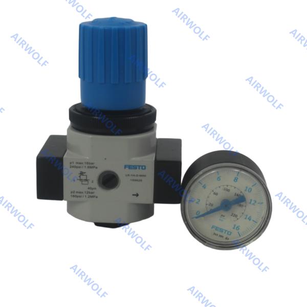 FESTO Air pressure regulator Die-cast zinc 0-1.6Mpa 1/8 1/4 3/8 1/2 1 186455  LR-1/2-D-MAXI 186456  LR-1/2-D-O-MAXI 8002370 LR-1/2-D-MAXI-MPA 159581  LR-1/2-D-MIDI	162594  LR-1/2-D-O-MIDI