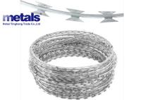 Acero galvanizado Barrera de alambre de Concertina con púas BTO-22 para protección de seguridad
