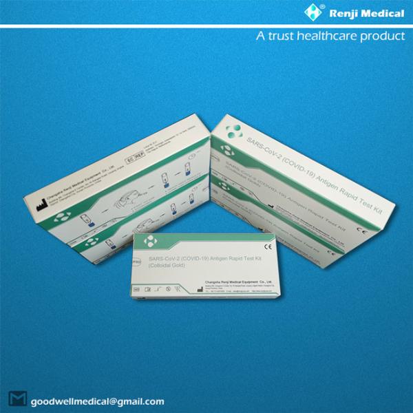 CE SGS certified Antigen Rapid Testing Kit , Professional Covid 19 Ag Test Kit
